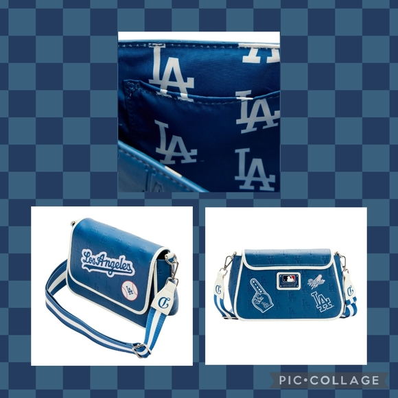 LOUNGEFLY LA Dodgers Crossbody Bag - Picture 2 of 7